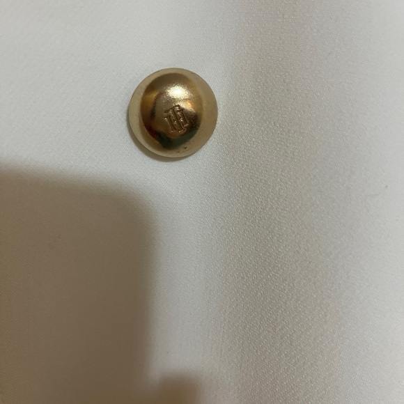 Tommy Hilfiger Cream Double-Breasted Blazer - Picture 5 of 6